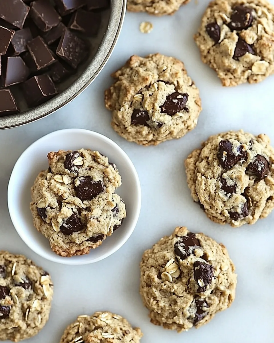 Chocolate Chunk Oat Cookies
