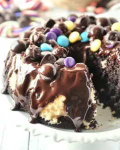 Chocolate Cookie Dough Cake
