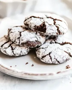 Chocolate Crinkle Cookies