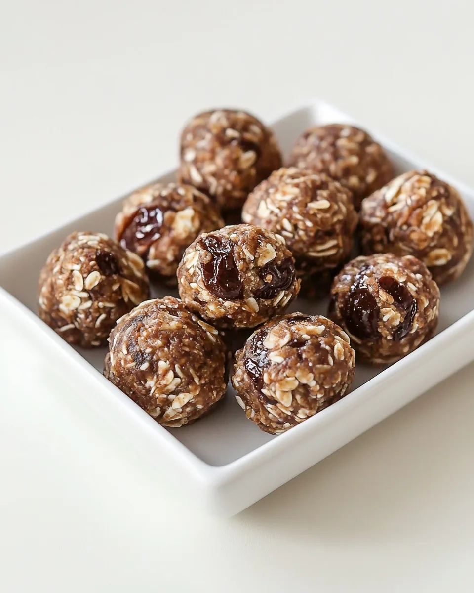 Chocolate Dates Snack Bites