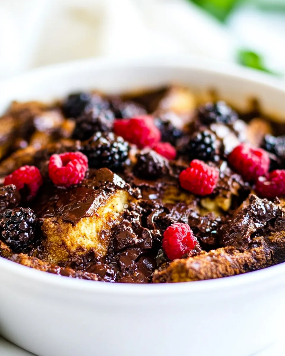 Chocolate French Toast Casserole