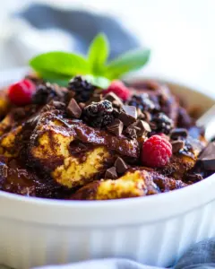 Chocolate French Toast Casserole