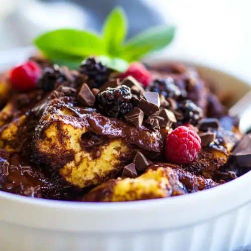 Chocolate French Toast Casserole