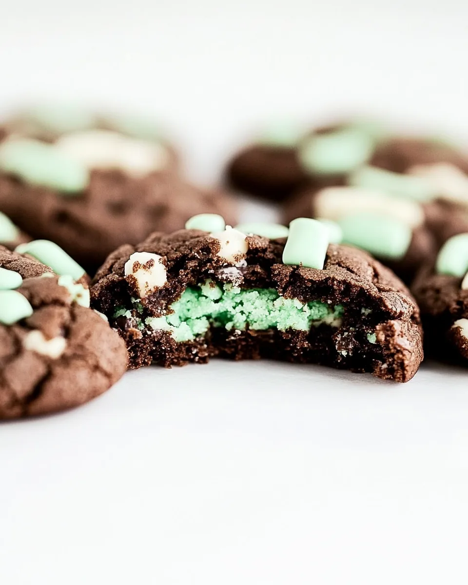 Chocolate Mint Cookies