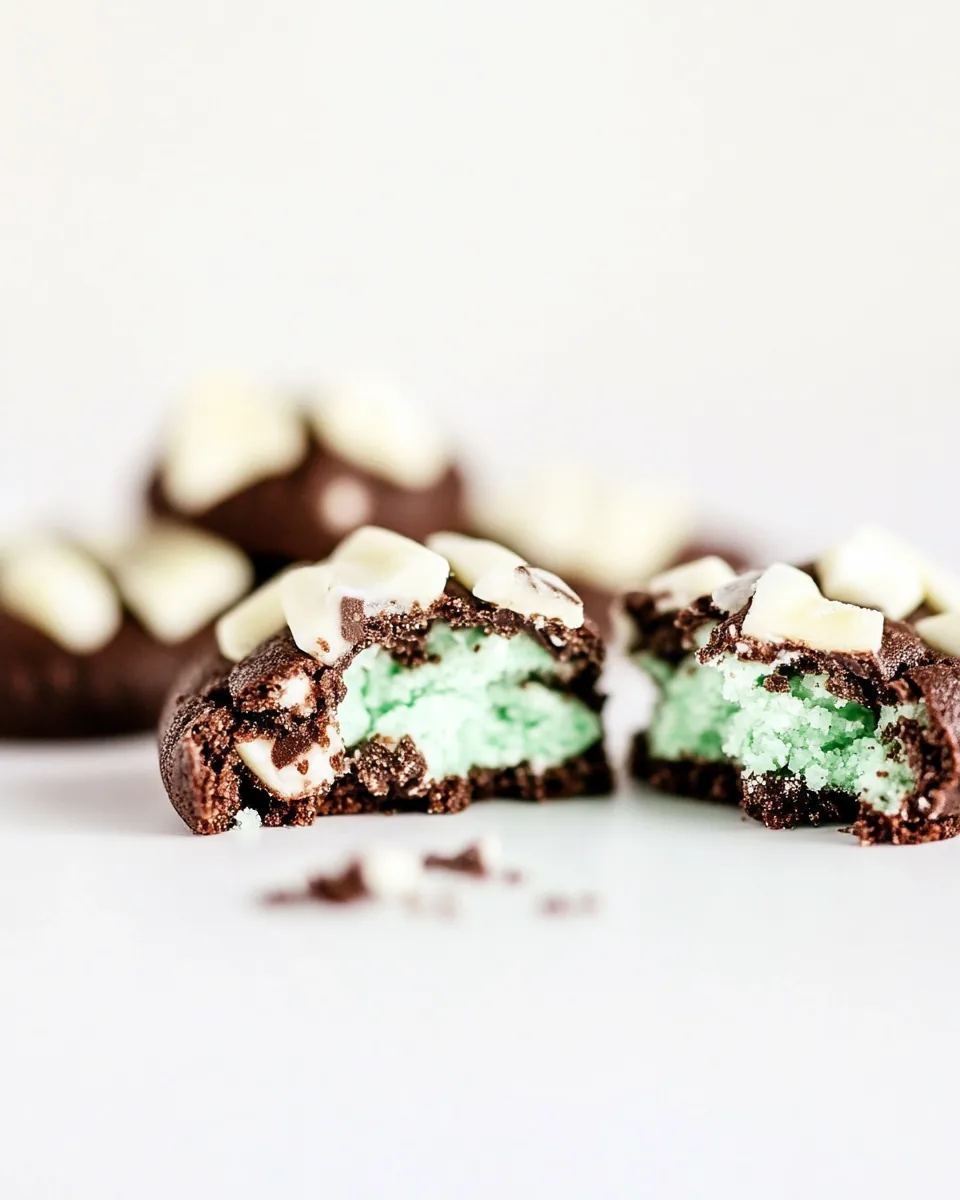 Chocolate Mint Cookies