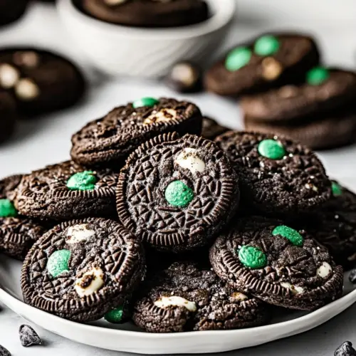 Chocolate Mint Oreo Cookies