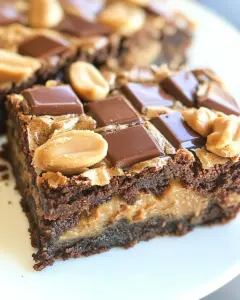 Chocolate Peanut Butter Brownies