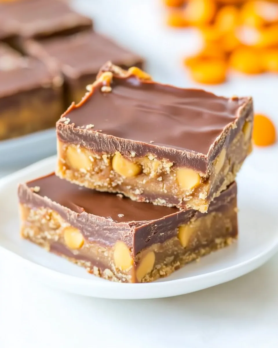 Chocolate Peanut Butter Candy Bars