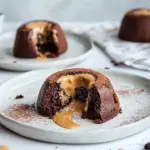 Chocolate Peanut Butter Lava Cakes