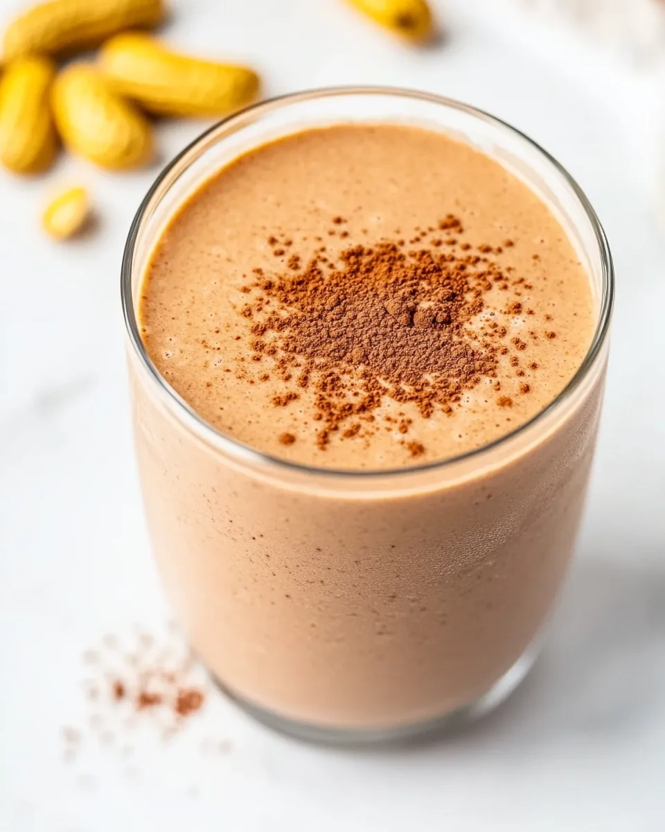 Chocolate Peanut Butter Protein Smoothie