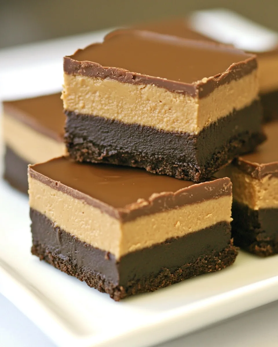 Chocolate Peanut Butter Squares