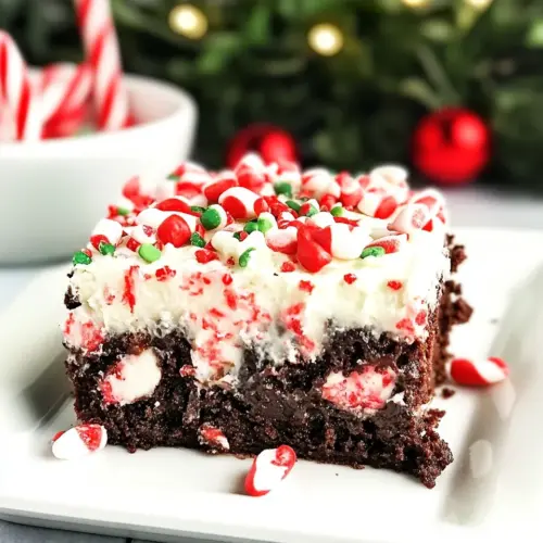 Chocolate Peppermint Poke Cake