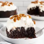 Chocolate Toffee Poke Cake