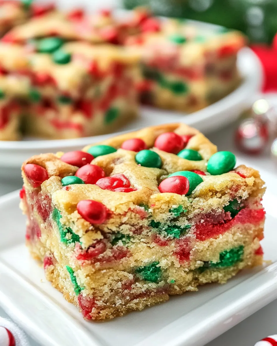 Christmas Cookie Bars