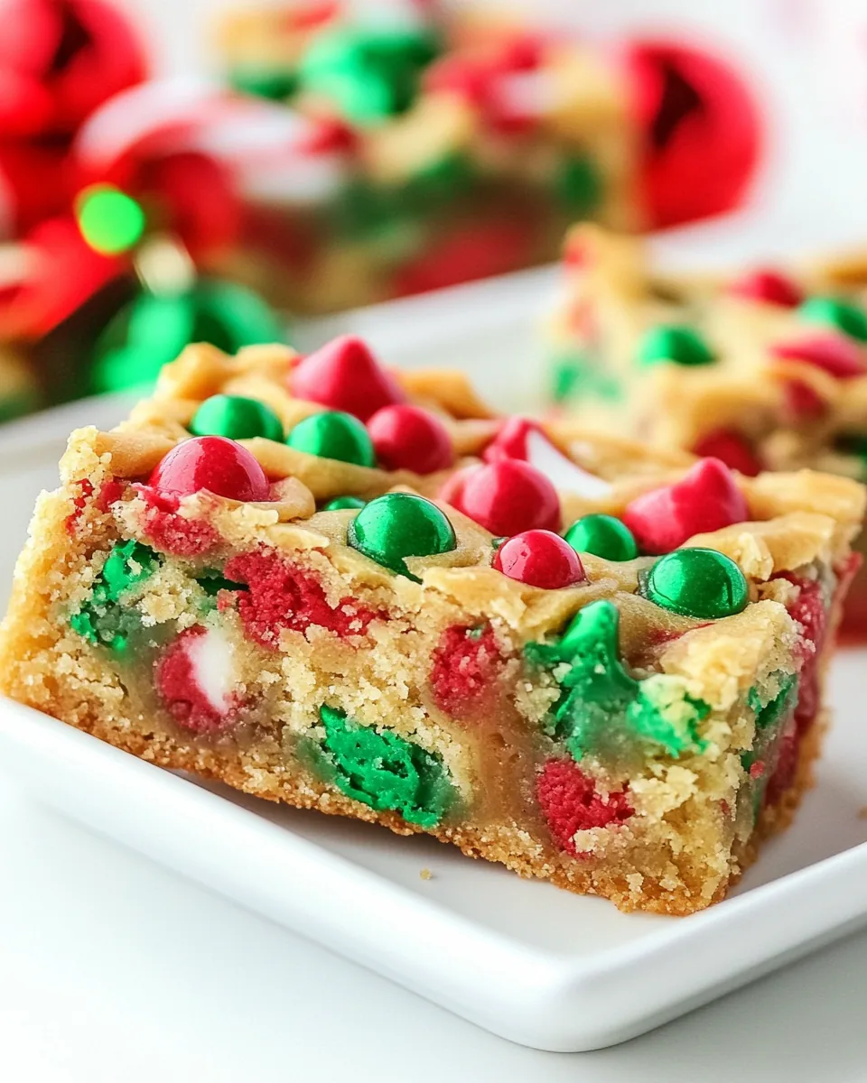 Christmas Cookie Bars
