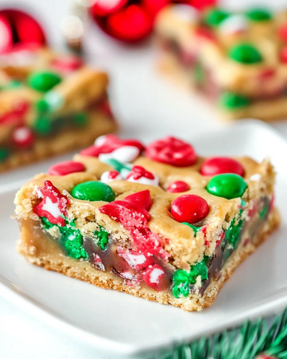 Christmas Cookie Bars