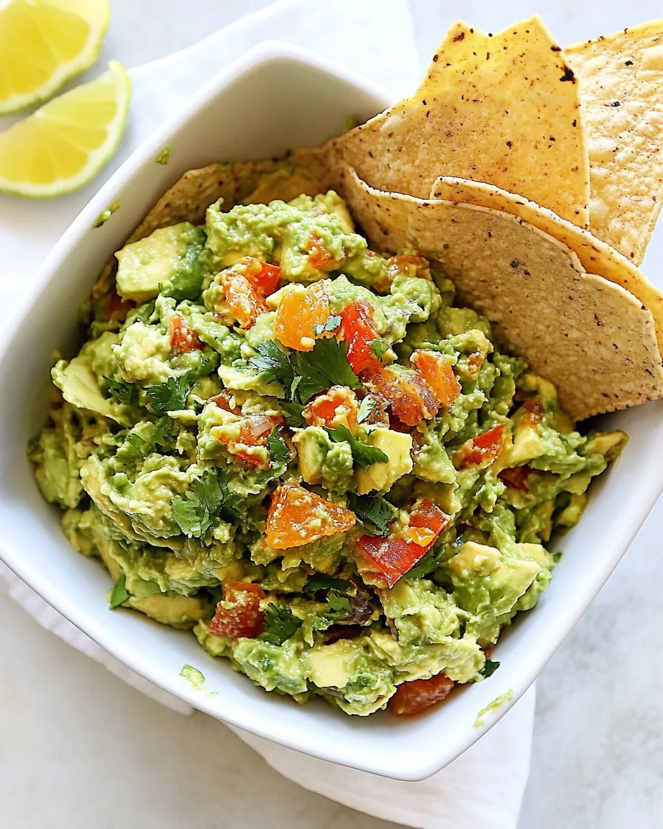 Chunky Citrus Guacamole