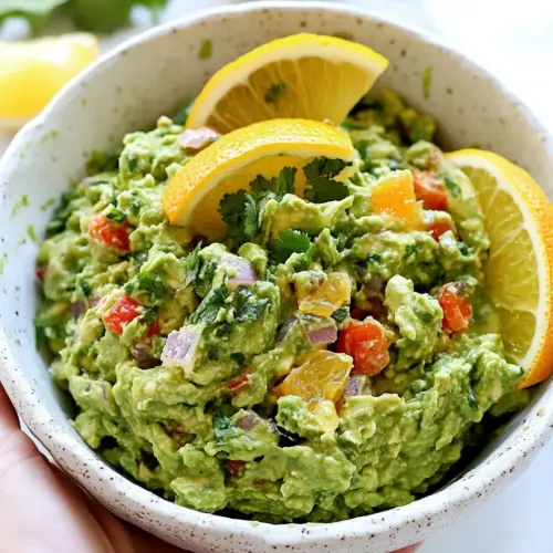 Chunky Citrus Guacamole