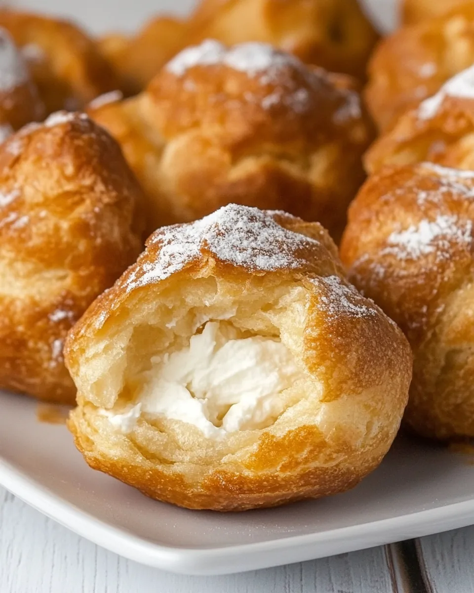 Churro Cream Puffs