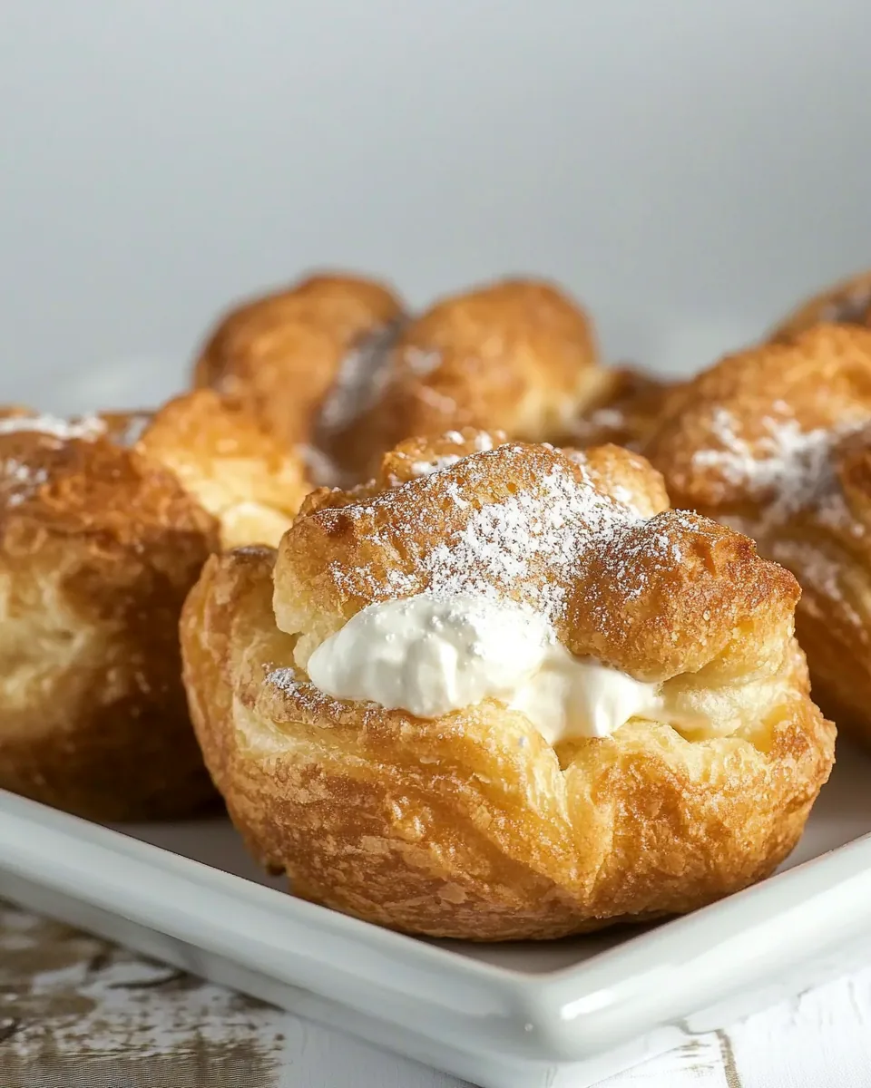 Churro Cream Puffs