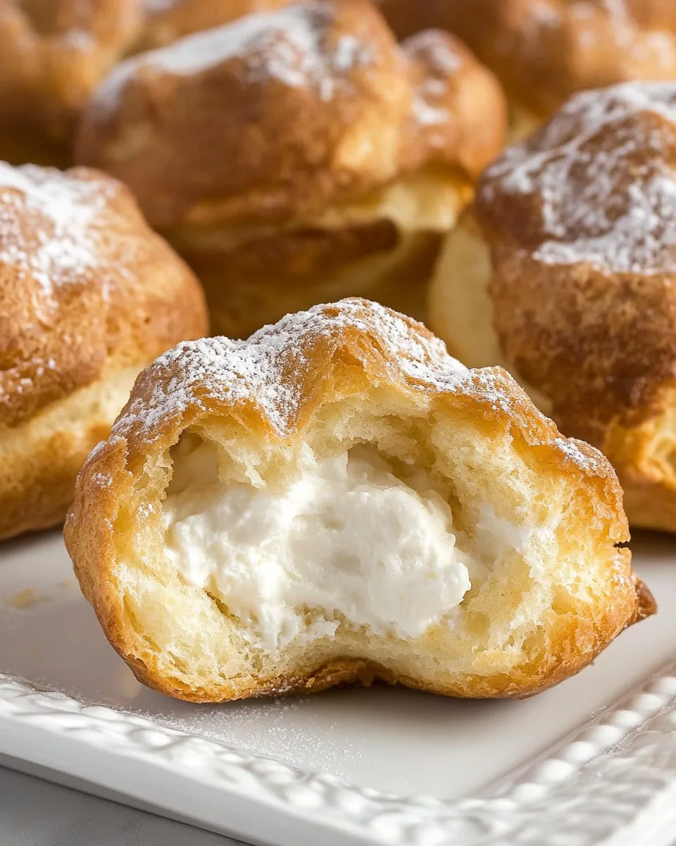 Churro Cream Puffs