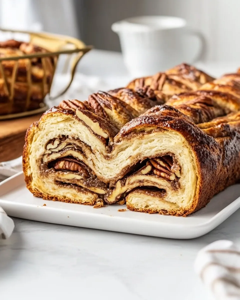 Cinnamon Pecan Babka
