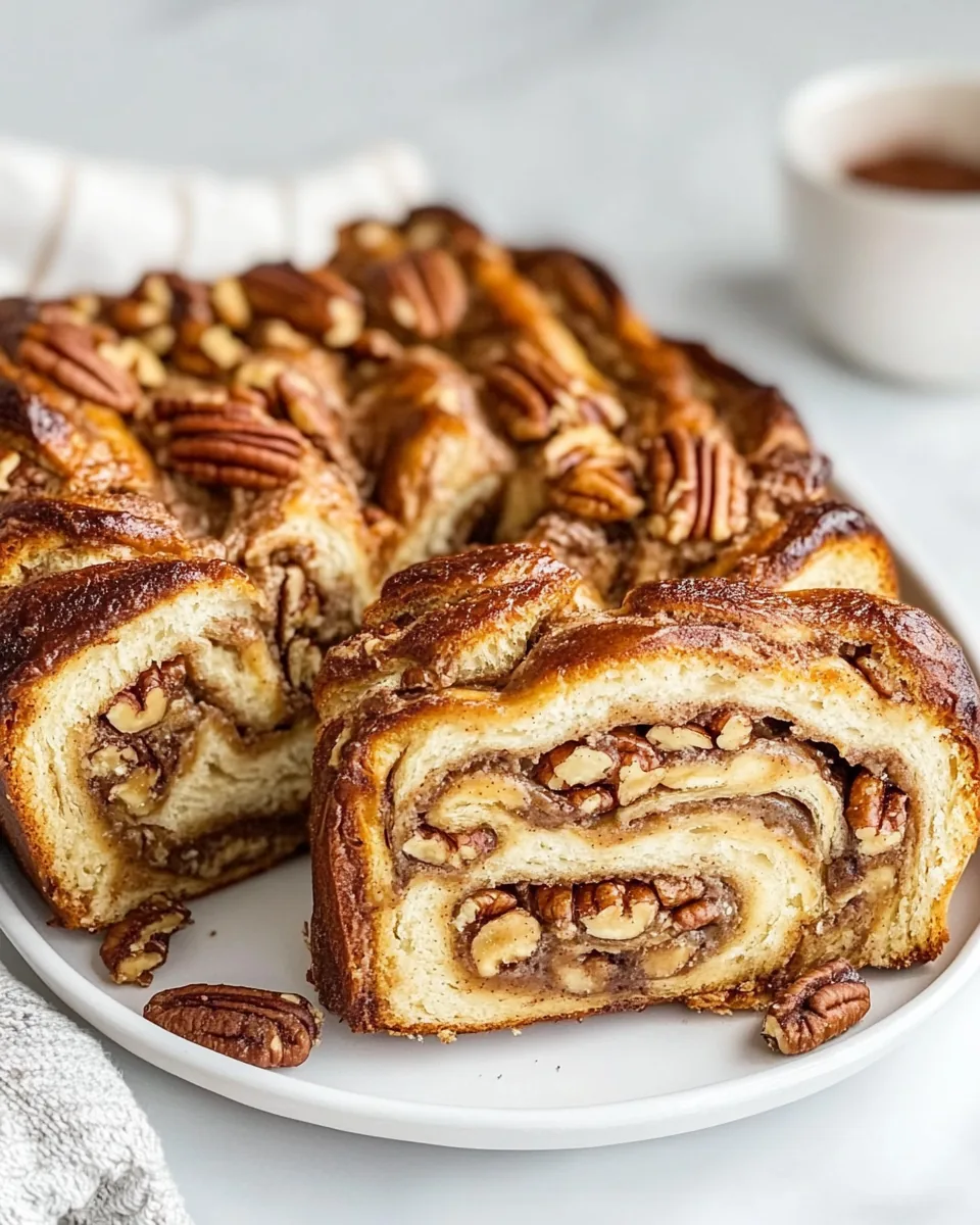 Cinnamon Pecan Babka