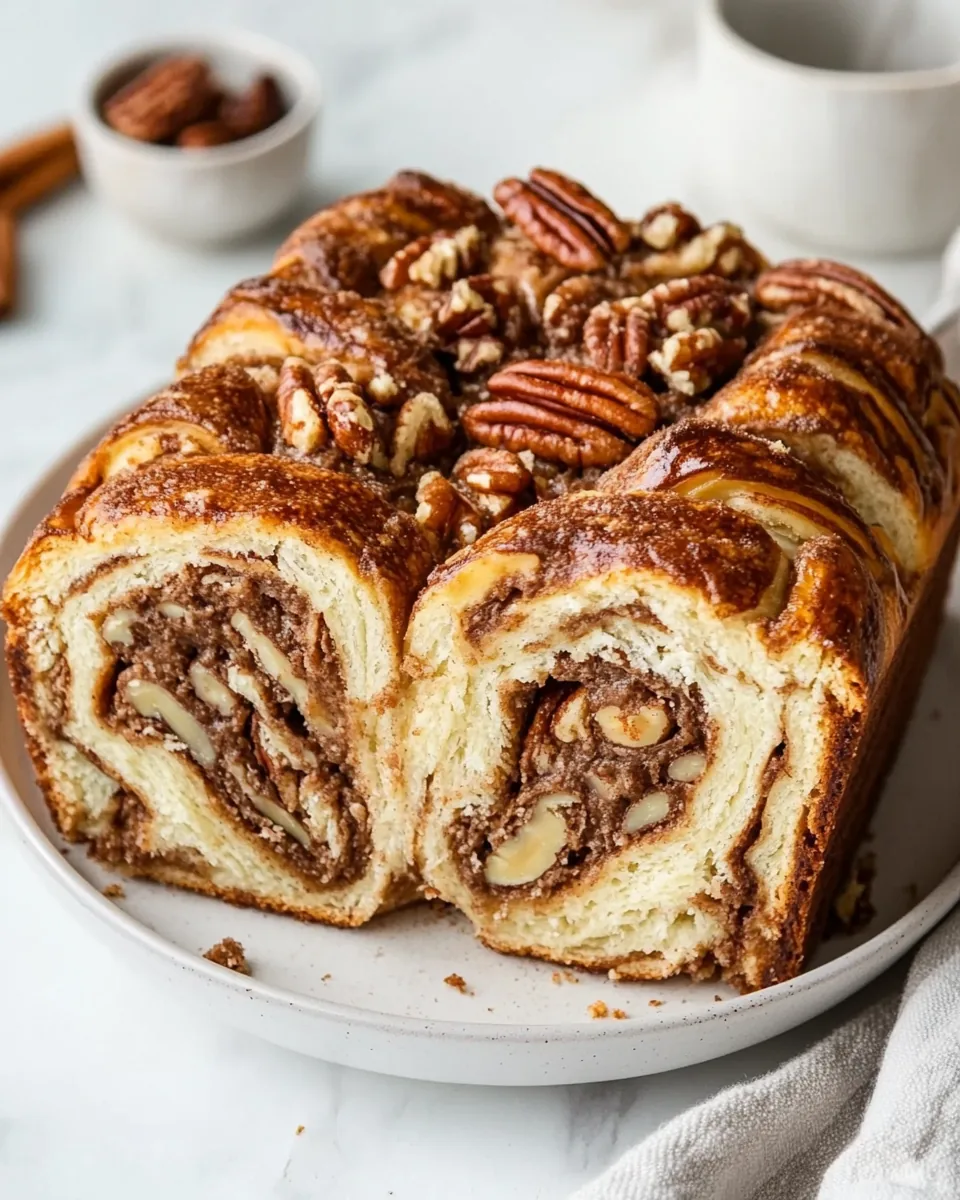 Cinnamon Pecan Babka