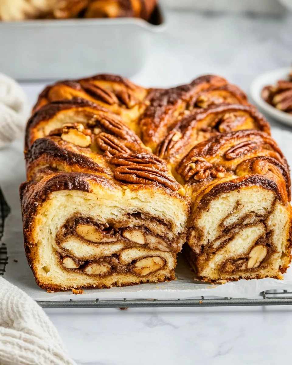 Cinnamon Pecan Babka
