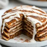 Cinnamon Roll Protein Pancakes