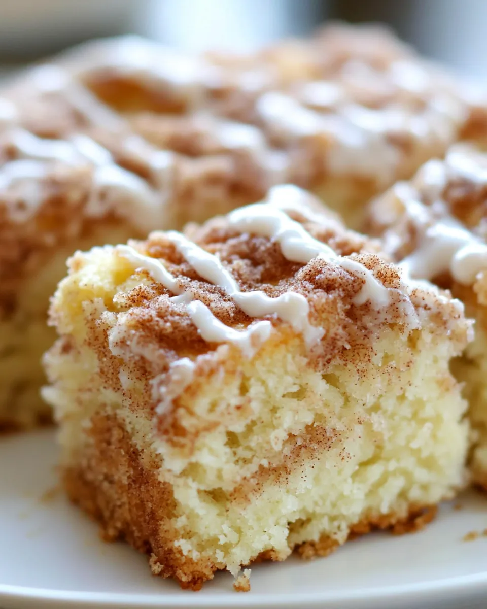 Cinnamon Streusel Coffee Cake