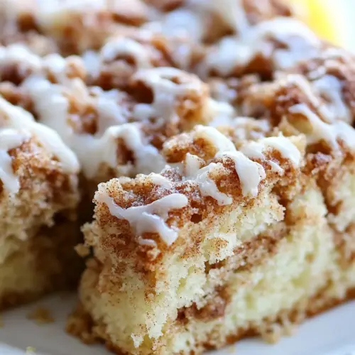 Cinnamon Streusel Coffee Cake