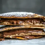 Cinnamon Sugar Nutella Quesadilla