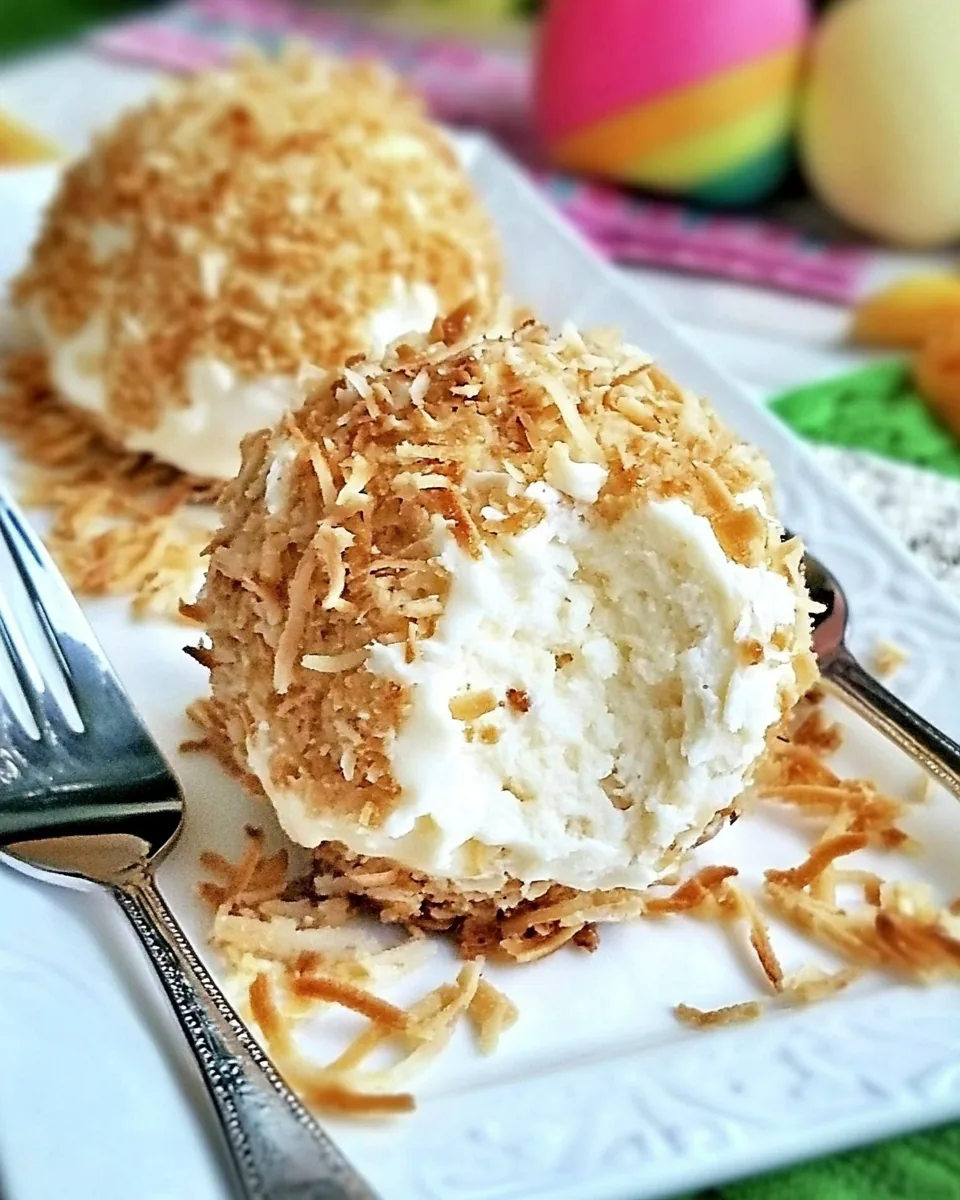 Coconut Cream Cheese Ball