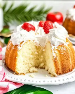 Coconut Cream Cheese Pound Cake