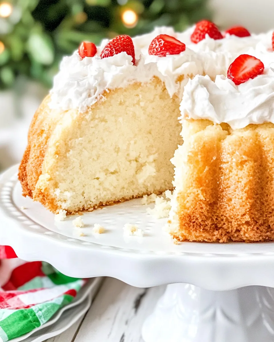 Coconut Cream Cheese Pound Cake