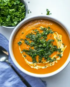 Coconut Curry Carrot Soup