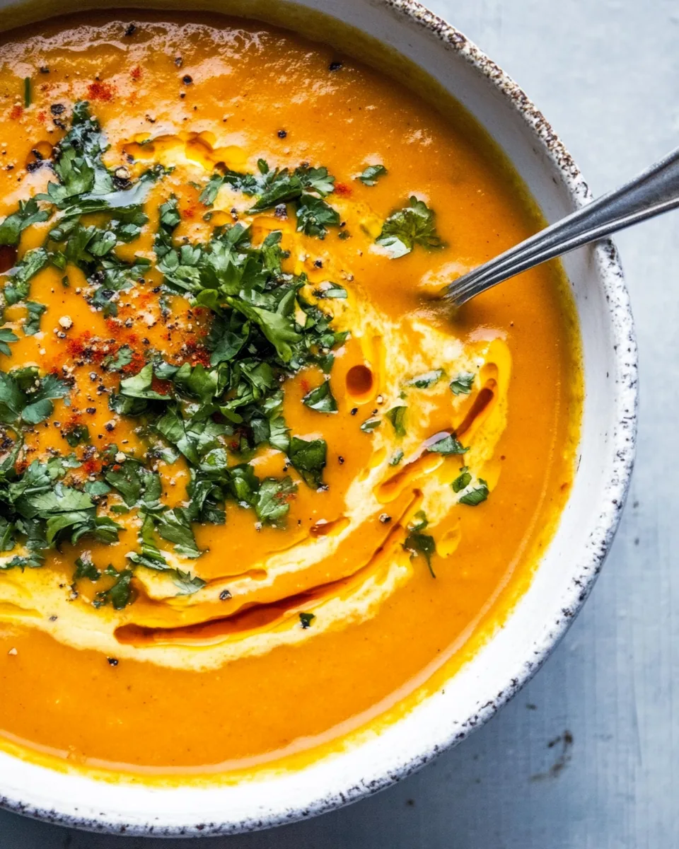 Coconut Curry Carrot Soup