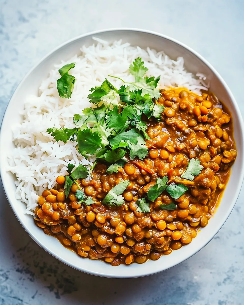 Coconut Curry Lentils