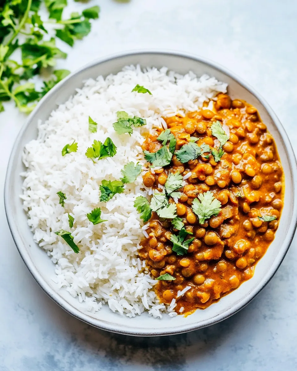 Coconut Curry Lentils