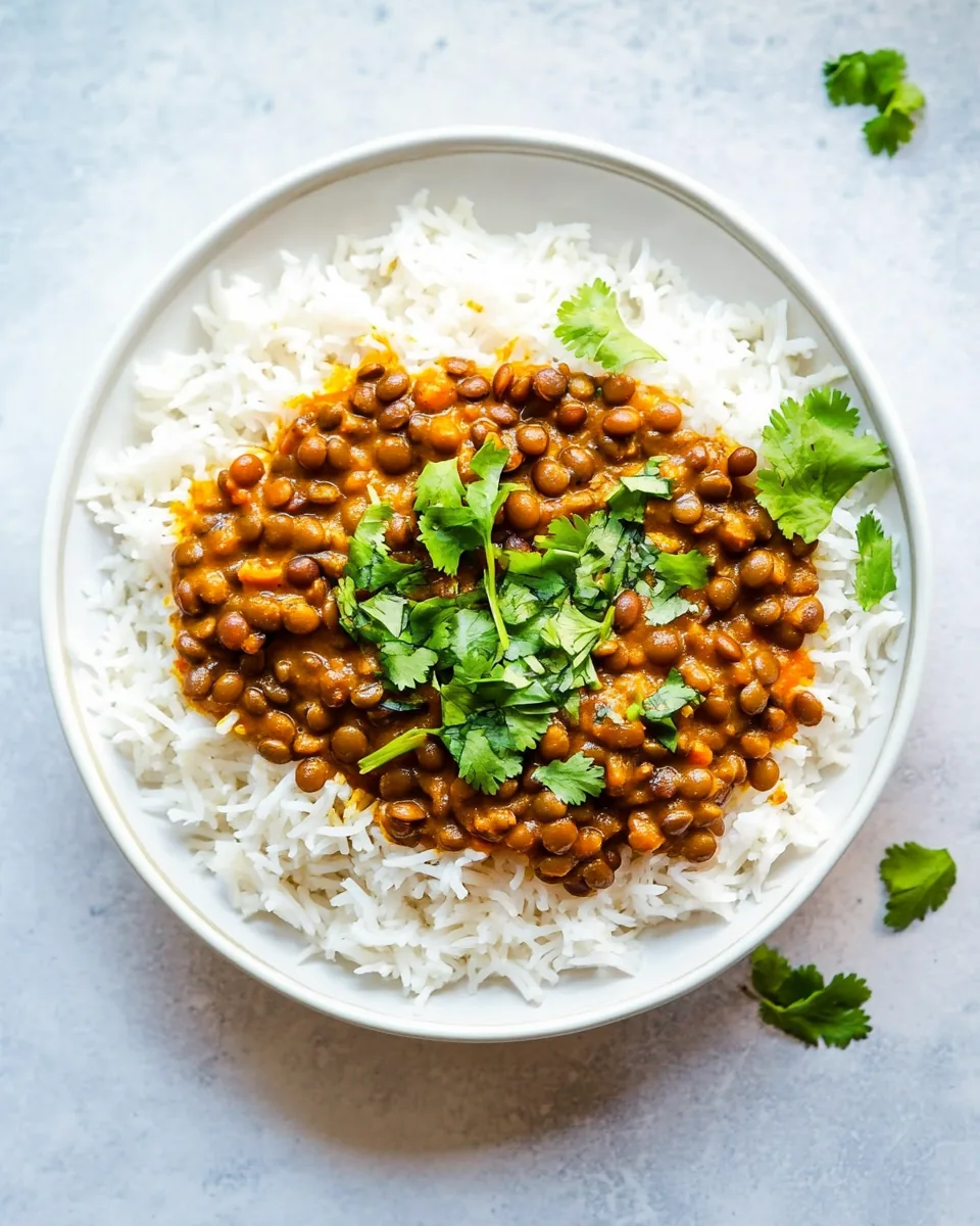 Coconut Curry Lentils