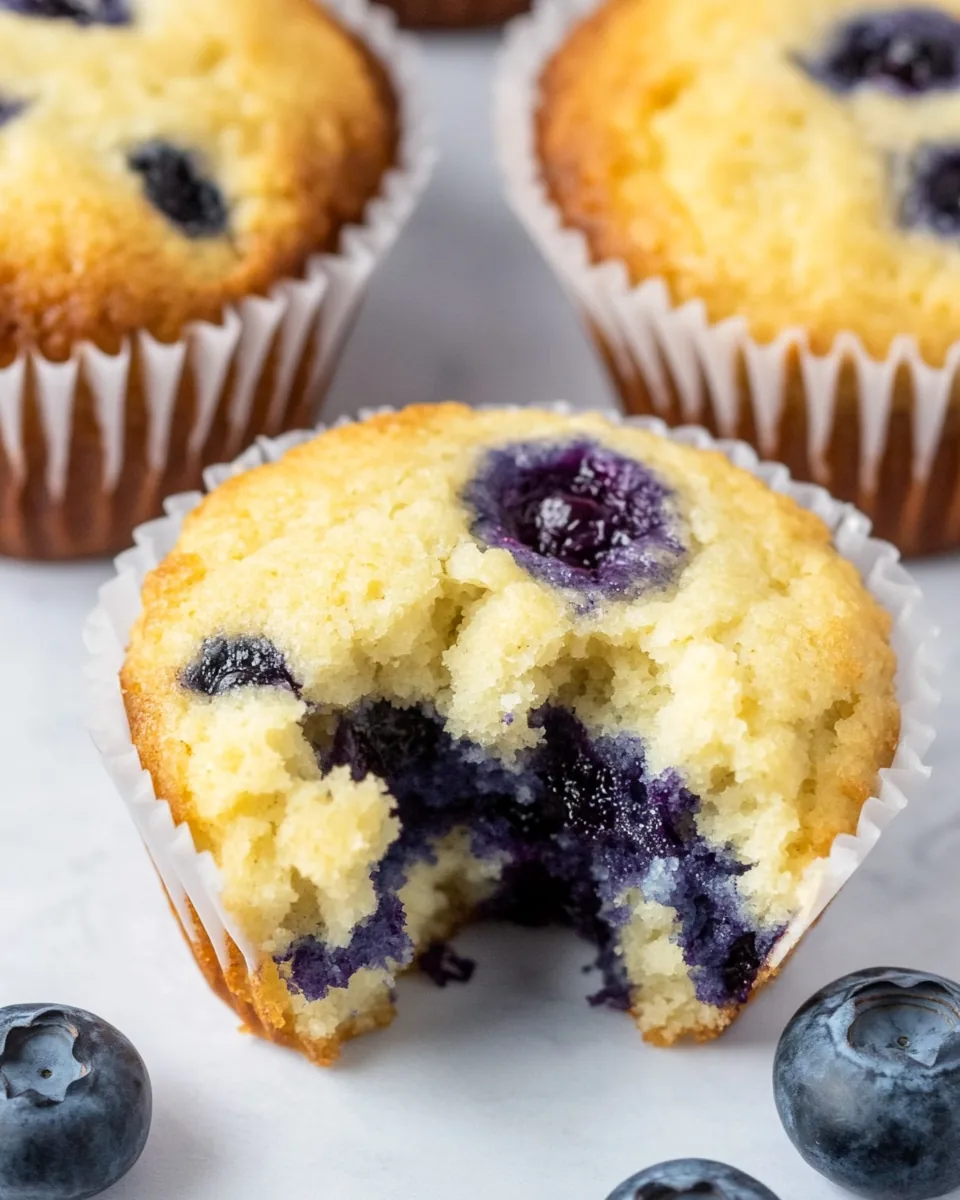 Coconut Flour Blueberry Muffins