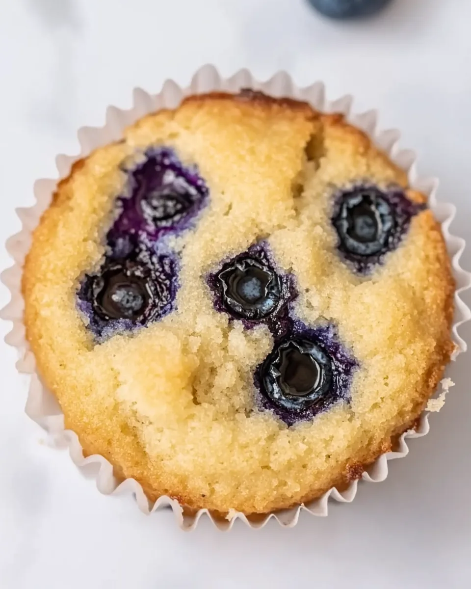 Coconut Flour Blueberry Muffins