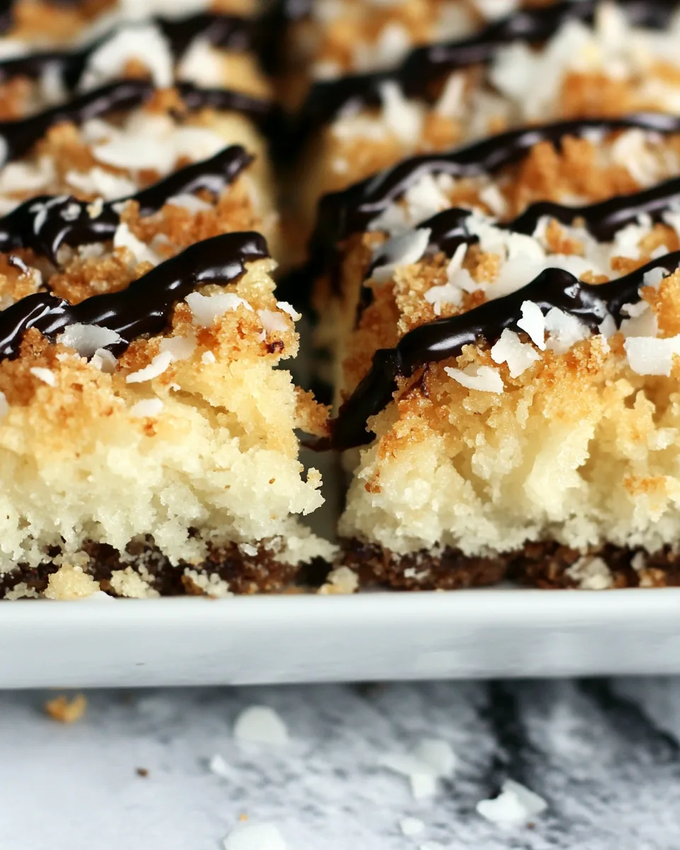 Coconut Macaroons Bars
