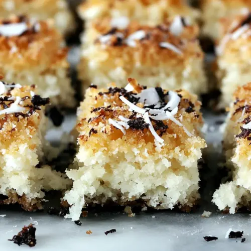 Coconut Macaroons Bars