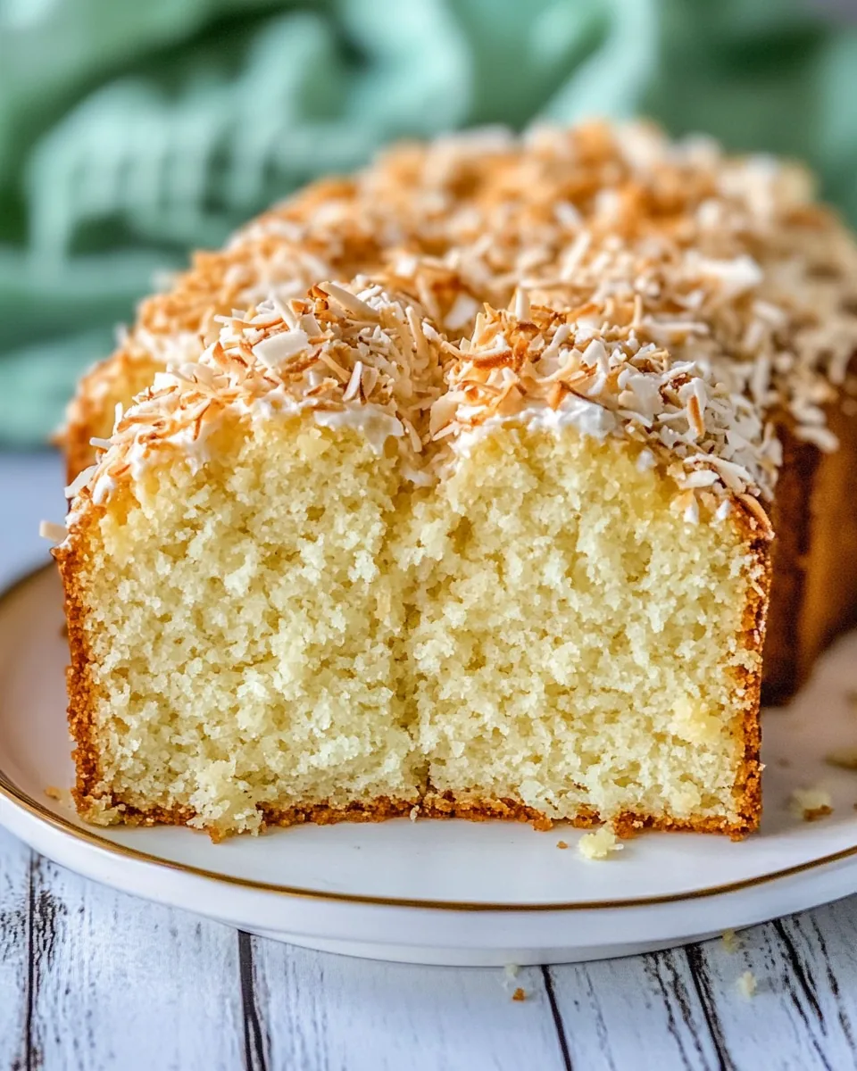 Coconut Pound Cake