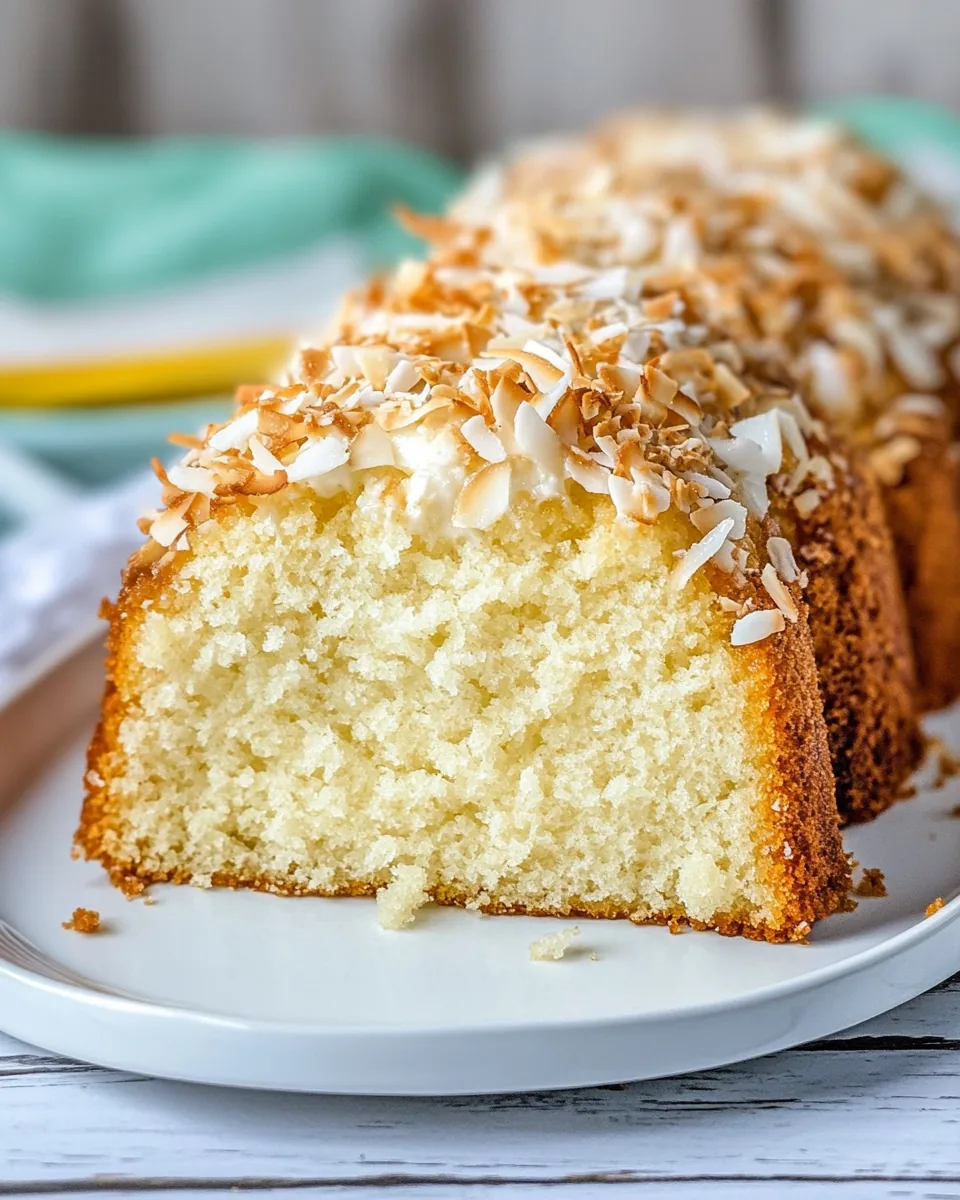 Coconut Pound Cake