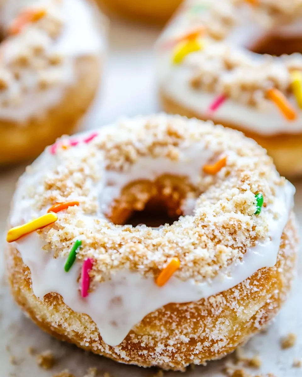 Coffee Cake Donuts