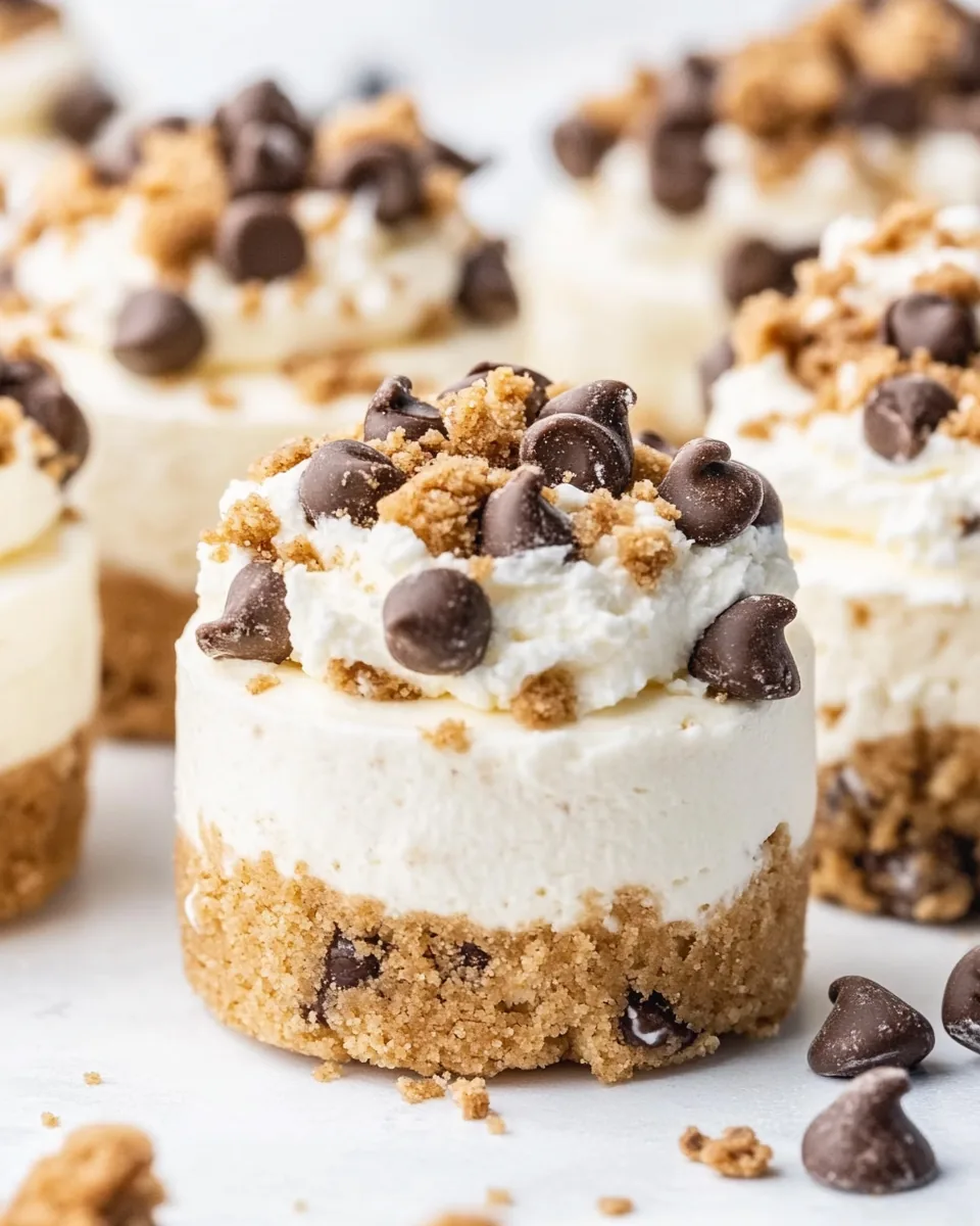 Cookie Dough Cheesecakes