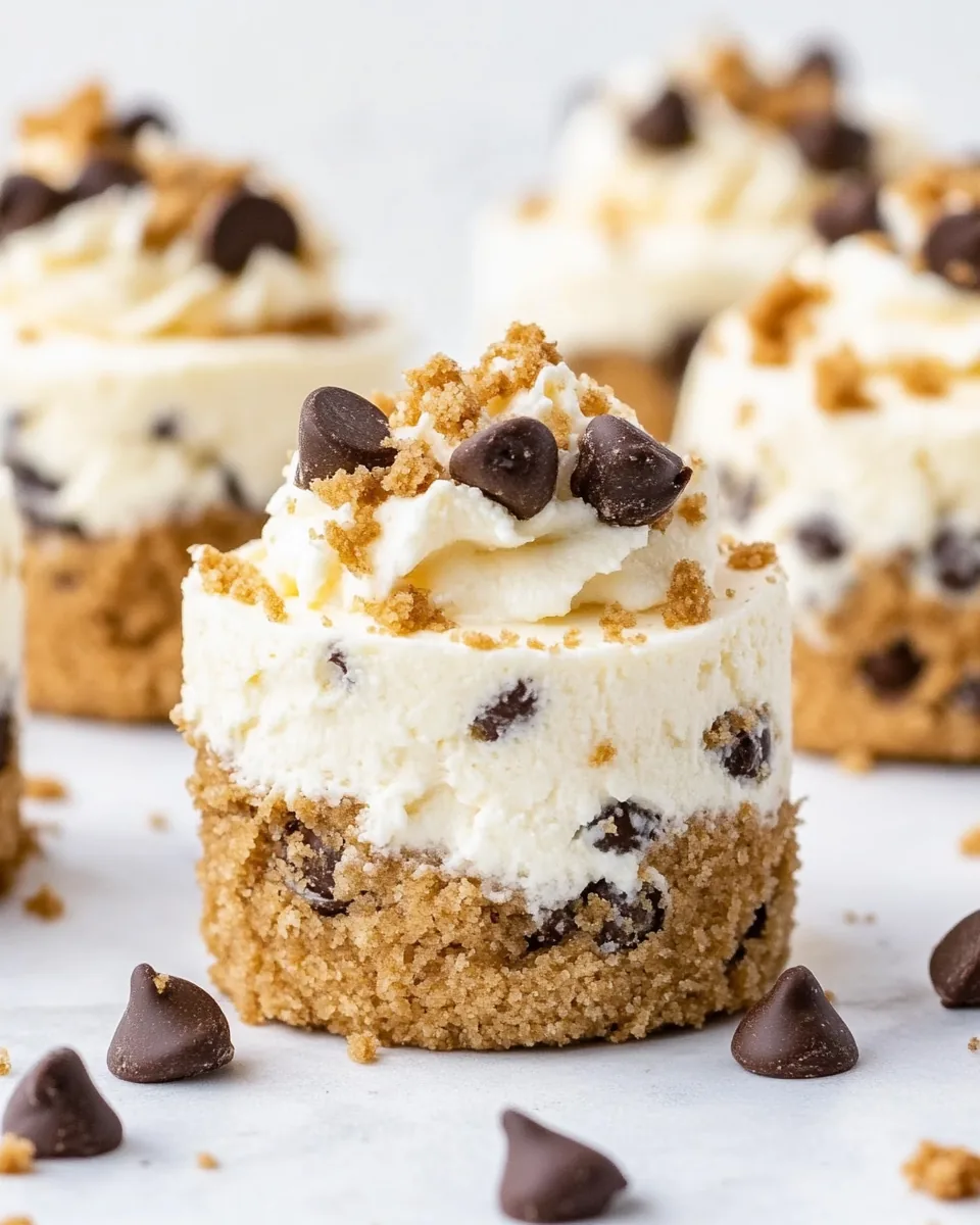 Cookie Dough Cheesecakes